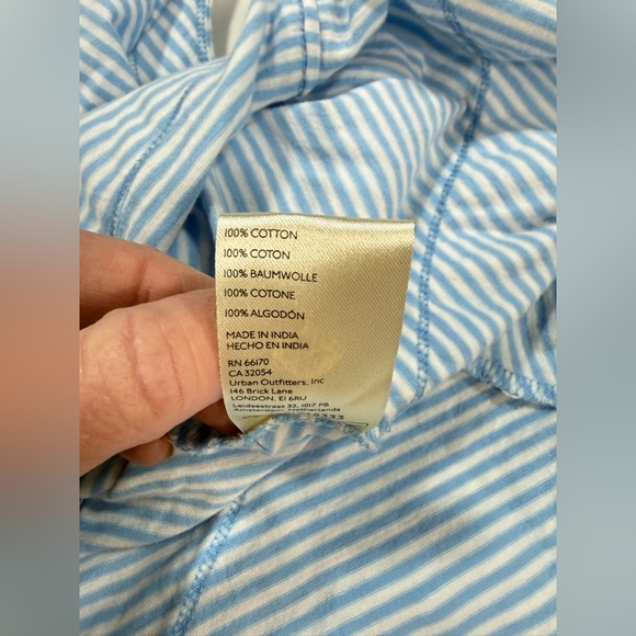 PILCRO Light Blue and White Striped Swing Tank size S - Picture 13 of 16